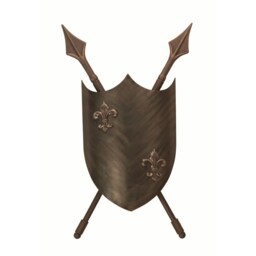 Crusader 2 Light Up & Down Wall Light Burnished Bronze, GU10