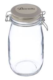 Diego Biscuit Glass Storage Jar 1500ml