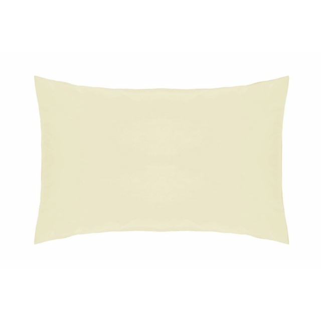 Belledorm Easycare Percale Housewife Pillowcase - Ivory - One Size