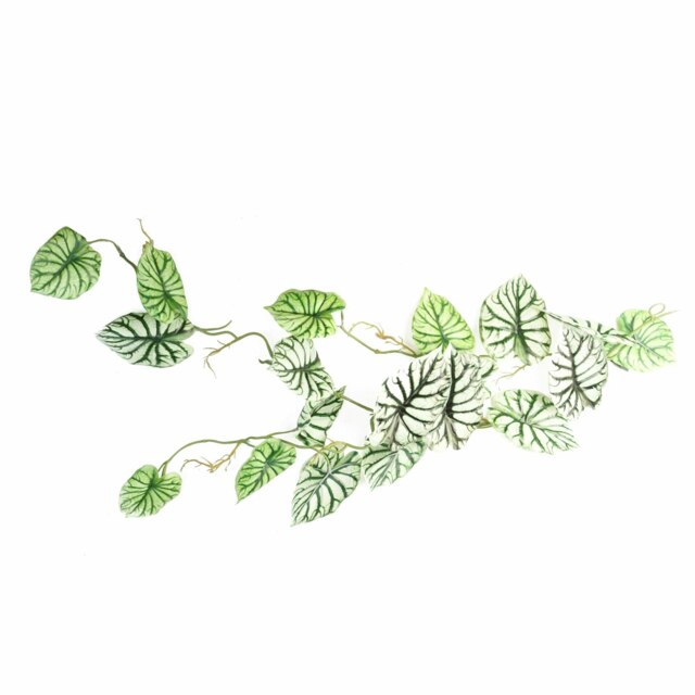 Artificial 120cm Trailing Hanging Plant Alocasia Dragon Scale