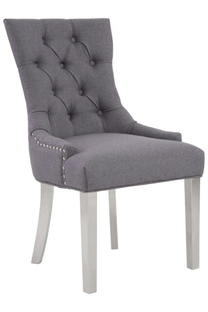 Orsina Durable Grey Dining Chair For Livingroom, Versatile Modern Chair For Dining Table, Sturdy Comfortable Chair
