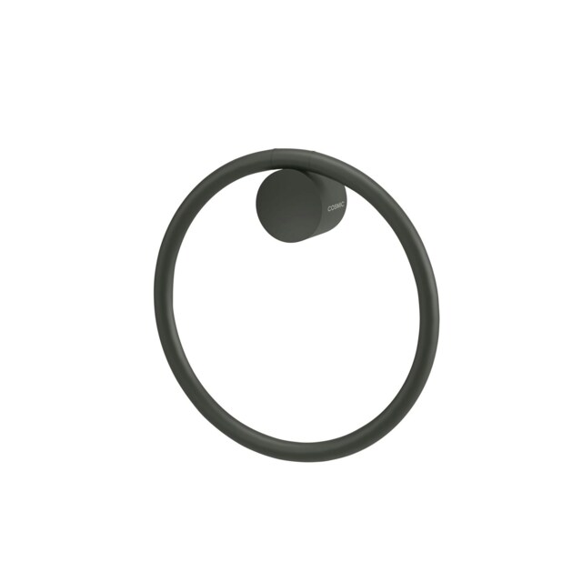Cosmic Hand Towel Ring w/ Durable Stainless Steel for Bathroom,Matt Finish Black