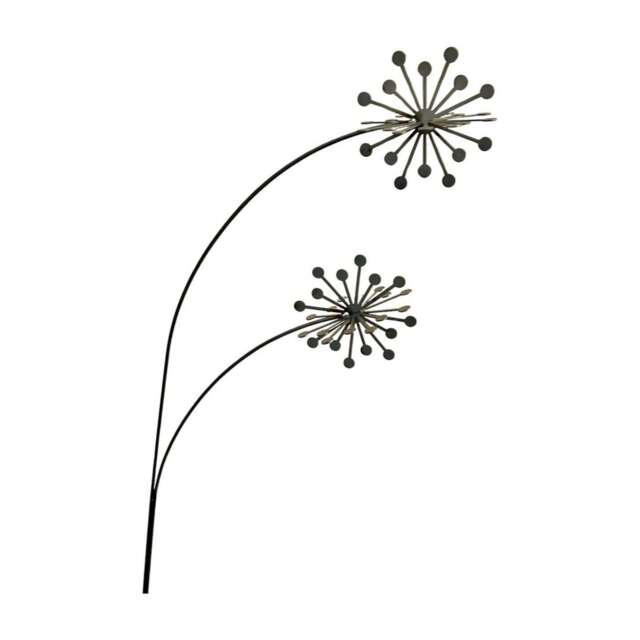 3D Allium Garden Art - Bare Metal - Ready to Rust - W37 x H133 cm