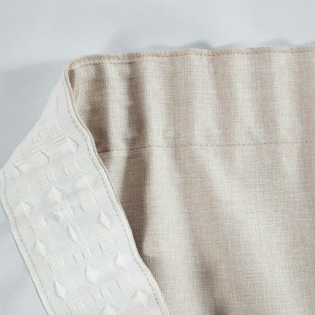 Eclipse - 100% Blackout Thermal Self-Lined Curtains - Eyelet - 100% Polyester (Natural, 66''x 54'' - 168cm x 137cm (Pair)) Cream Cream