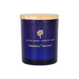 Nicola Spring Patchouli & Rosewood Scented Candle 130g 21h Natural Single Wick Soy Wax Aromatherapy Candle Home Fragrance