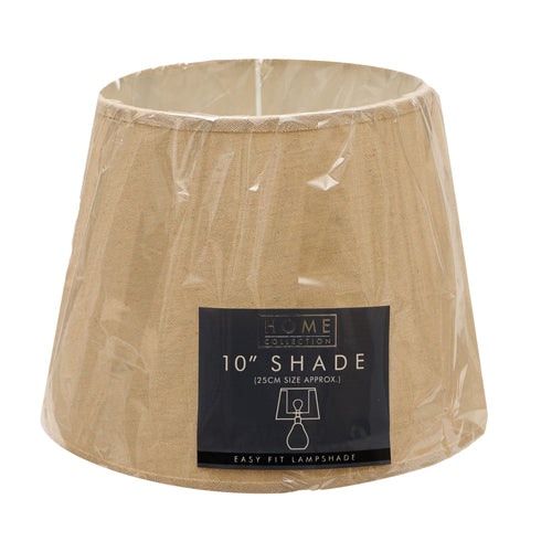 Home Collection Beige Easy Fit Lampshade 10'' Brown