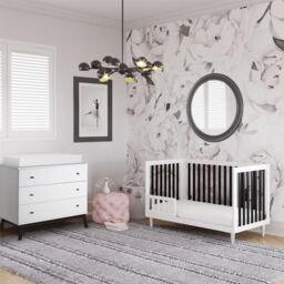 Rowan Valley Convertible Cotbed White/Black