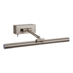 Picture 1 Light Wall Light - 8W T5 (Switched) Brushed Steel