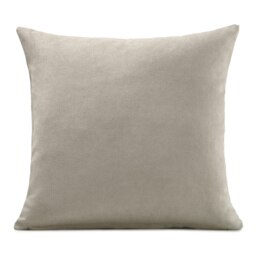 Plain Chenille Velvet 45cm x 45cm Taupe Cushion Set of 4 Cream 45cm x 45cm x 10cm 4