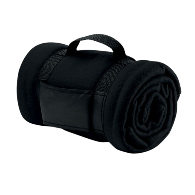 MidOcean Stavenger Fleece Blanket - Black - One Size Black