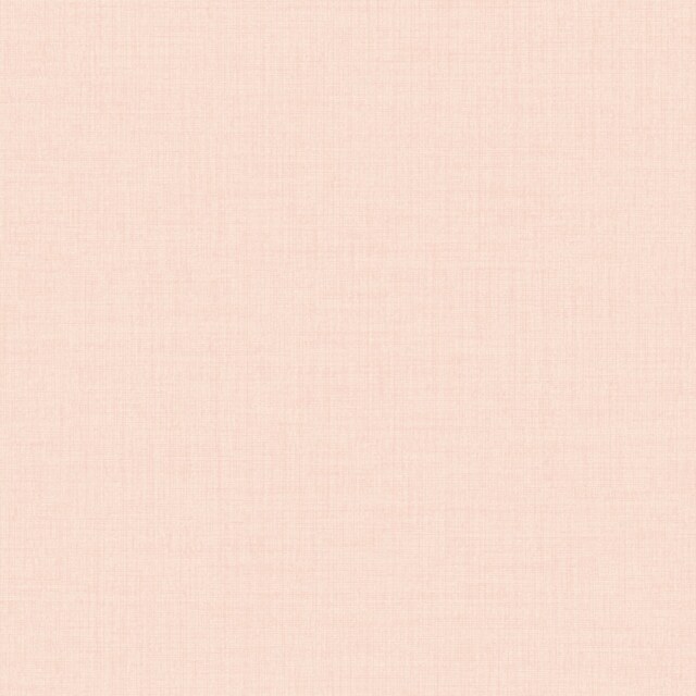 Grandeco Linen Nursery Textured Plain Wallpaper, Pink Pink Pink 5.32