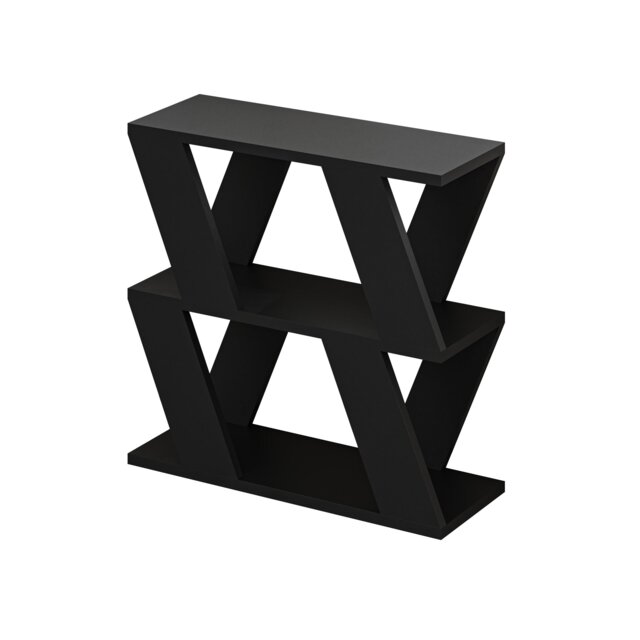 Decortie Lazena 3-Tier Side Table 60x21x55cm Black