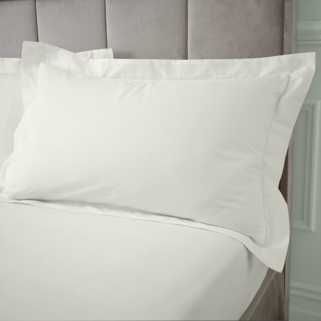 Bianca 180 Thread Count Egyptian Cotton Fitted Sheet Cream King
