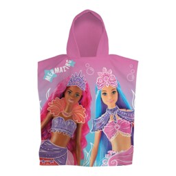 Barbie Childrens/Kids Mermaid Hooded Towel Multi Multicoloured One size 1