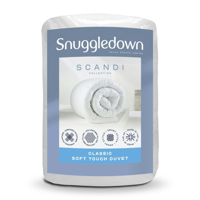 Snuggledown Scandinavian Hollowfibre Duvet, 4.5 Tog, Double