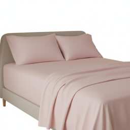 Flannelette Flat Sheet Soft Brushed Cotton Bedding for Warmth Comfort Pink King