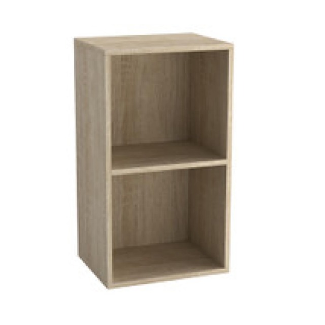 Wooden Bookcase Shelving Display Storage Shelf Unit Wood Shelves Multi Antique Oak 2 Shelf 1