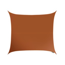2m Square Waterproof Terracotta Sun Shade Sail