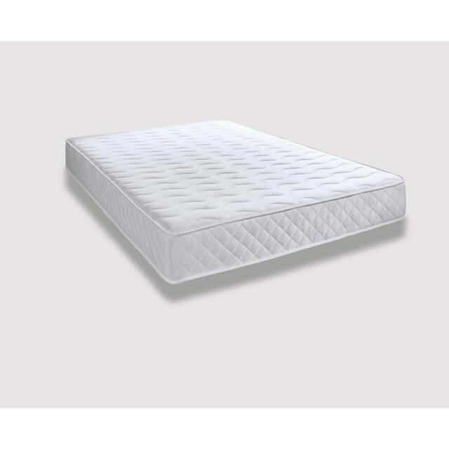 Diamond Wave Innerspring Mattress - 9 inch Deep, Medium Comfort White European Single