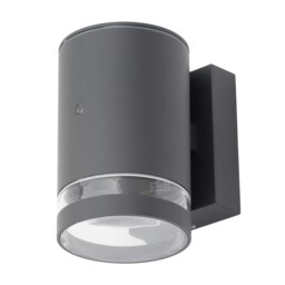 BHS Cinder Up and Down Outdoor Wall Light with Sensor, Dark Grey