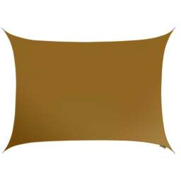4m x 3m Rectangle Water Resistant Mocha Brown Sun Shade Sail