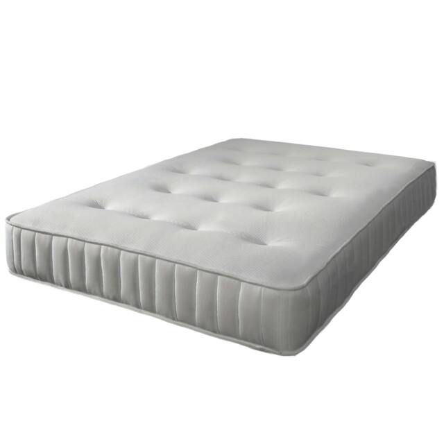 Hybrid Memory Foam & Spring Support Mattress - Responsive Body Support White Small Single