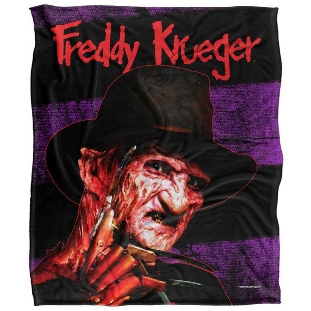 Nightmare On Elm Street Headshot Freddy Krueger Blanket - Multicoloured - One Size