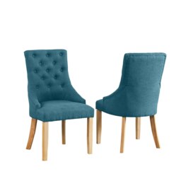 Ravenna Fabric Dining Chairs - Set of 2
