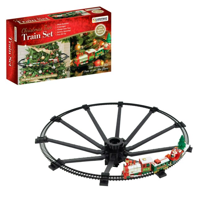 The Christmas Workshop 70129 Christmas Tree Train Set - Attaches To Your Tree