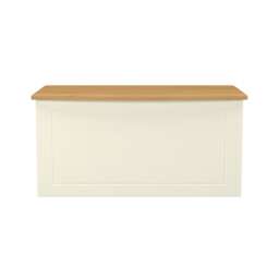 Lancaster Blanket Box in Cream Ash & Oak (Ready Assembled) Cream Cream Ash & Oak