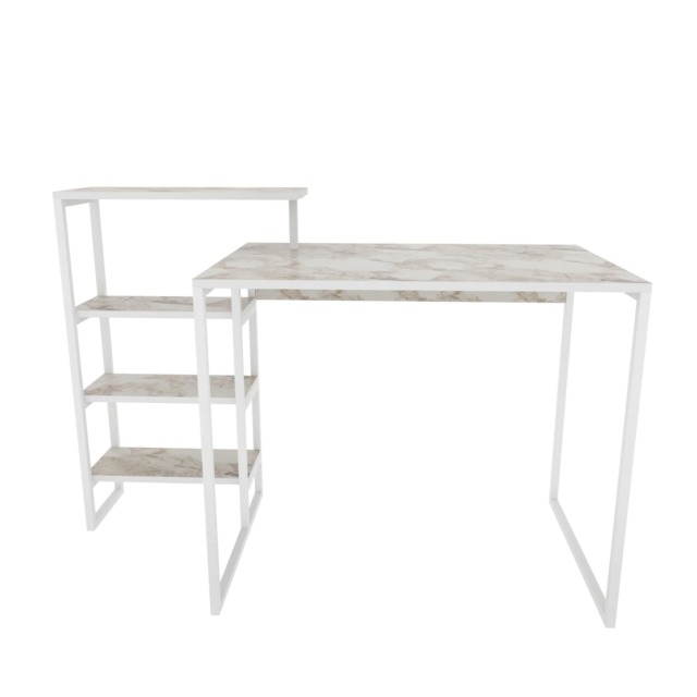 Decorotika Rino 133 cm Computer Desk with Included Shelving Unit