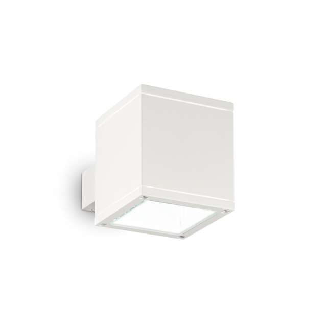 Snif Square 1 Light Outdoor Up Down Wall Light White, Putty IP44, G9