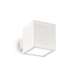 Snif Square 1 Light Outdoor Up Down Wall Light White, Putty IP44, G9