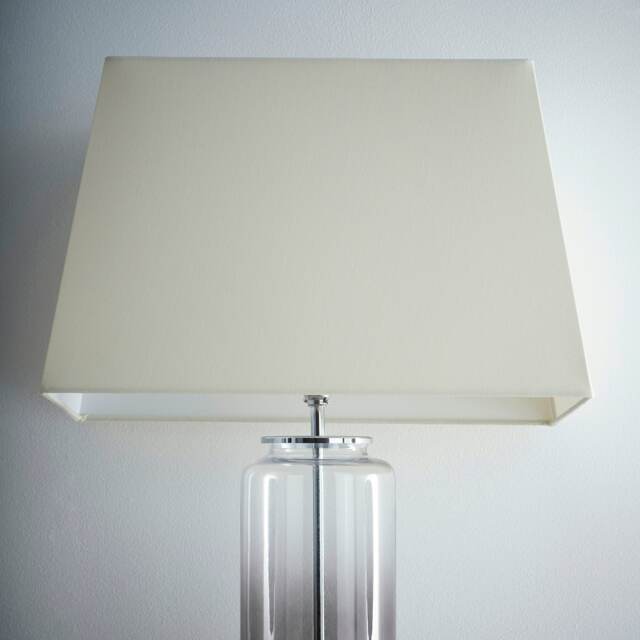 "21"" Modern Cream Rectangle Light Shade for Ceiling Cream"