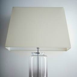 "21"" Modern Cream Rectangle Light Shade for Ceiling Cream"