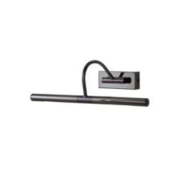 ValueLights Capri Adjustable Black Chrome Picture Wall Light Black