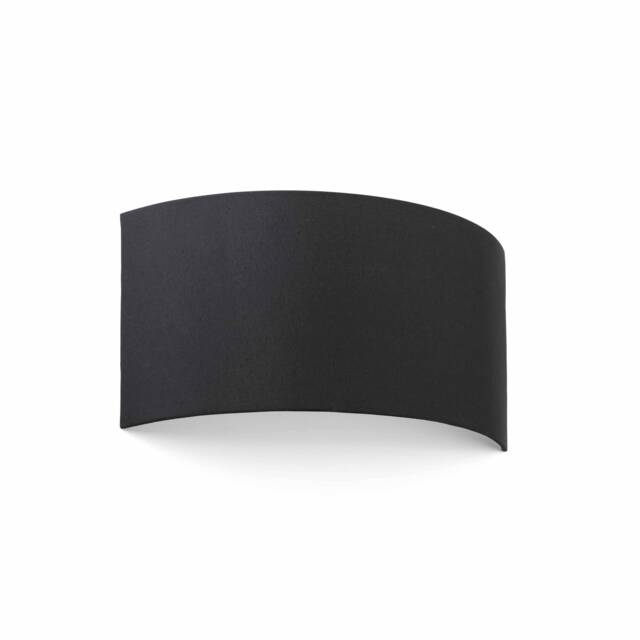 Cotton Black Round Wall Light 375x 200x 115, E27