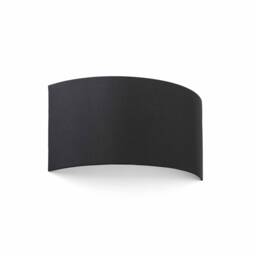 Cotton Black Round Wall Light 375x 200x 115, E27