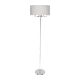 Silver 5 Light Metal Floor Lamp