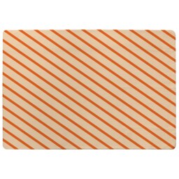 Orange Lines Designer Rug Multi