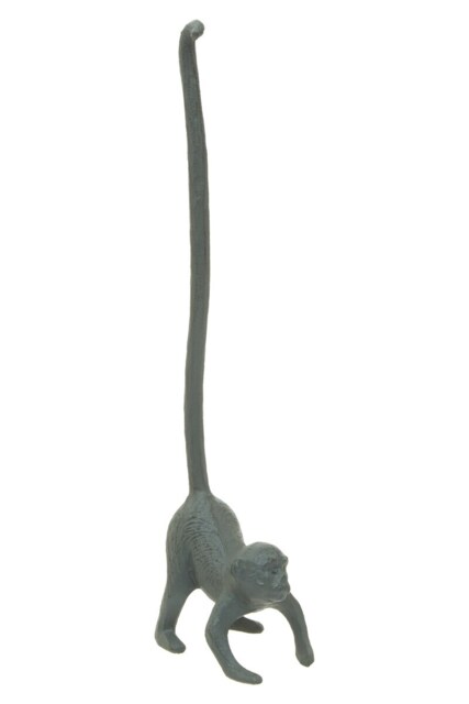 Fauna Grey Finish Monkey Toilet Roll Holder