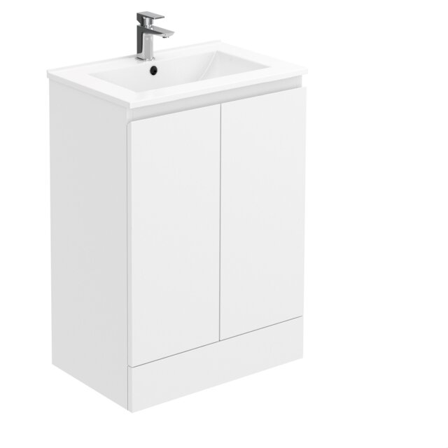 Balterley 600mm White Vanity Unit with Basin