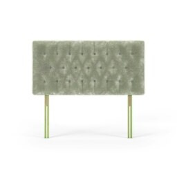Lona Silver Chenille Headboard Super King Multi