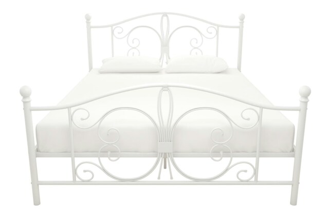 Bombay Metal Bed White, King Size