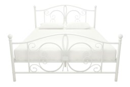 Bombay Metal Bed White, King Size