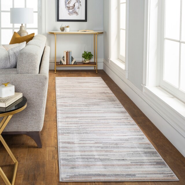 LIVABLISS Roma-Modern Rug 80 x 220 cm Grey Brown White