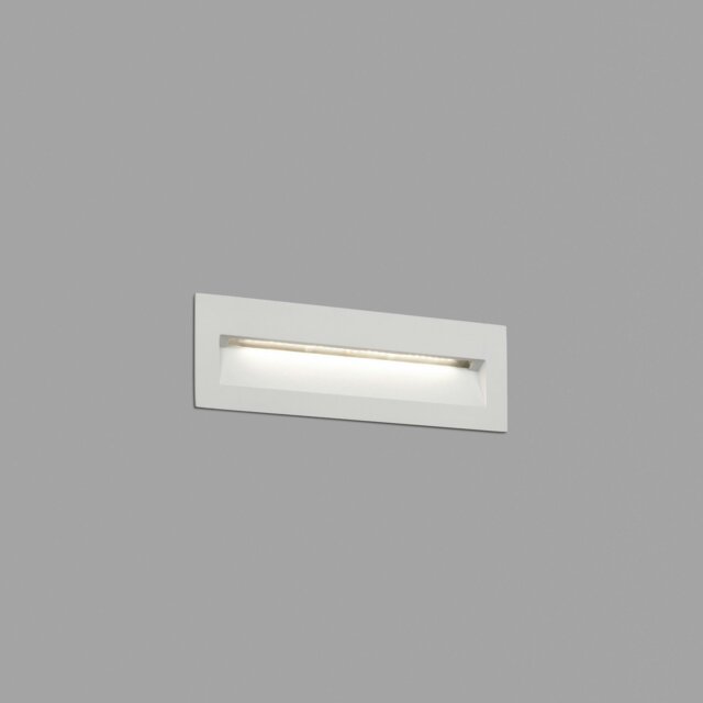 Nat Outdoor Led Recessed Wall Light White IP65