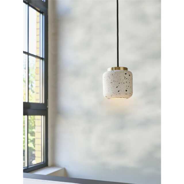 Osram Decor Terazzo Ball Pendant Ceiling Light GU10 White Max 5W LED Modern White White 1