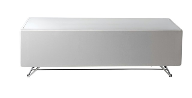 Chromium TV-Stand with 1 Flap White CRO2-1200CPT-WH White White One Size 117