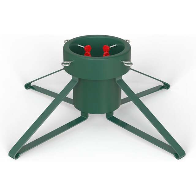 Green Real Christmas Tree Stand Base Holder Trees Up To 2.3M Tall 12cm Trunk 2L Water